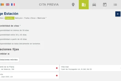 Sin citas en la ITV de Castellon SITVAL